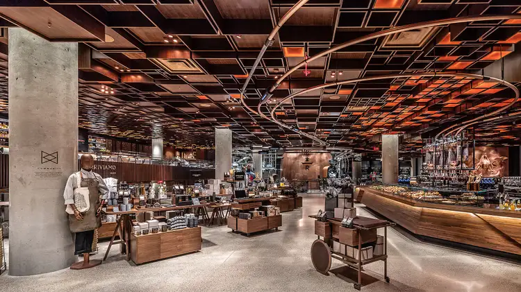 Interior of New York Roastery