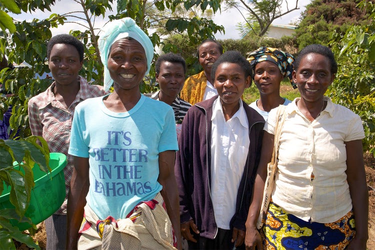Women coffee growers.